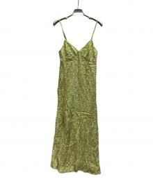 maison kitsune（メゾンキツネ）の古着「Green Strap Maxi Dress」｜グリーン