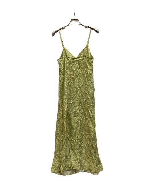 maison kitsune（メゾンキツネ）MAISON KITSUNE (メゾンキツネ) Green Strap Maxi Dress グリーン サイズ:34 未使用品の古着・服飾アイテム
