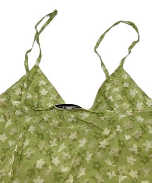 maison kitsune（メゾンキツネ）MAISON KITSUNE (メゾンキツネ) Green Strap Maxi Dress グリーン サイズ:34 未使用品の古着・服飾アイテム