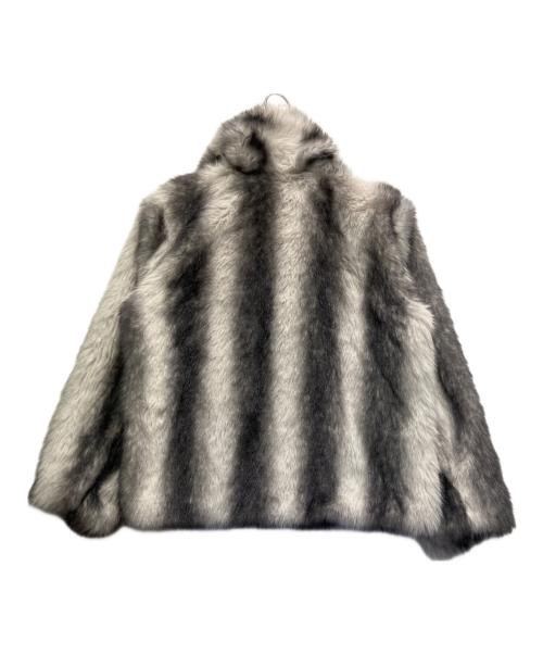 LAGUA GEM（ラグアジェム）LAGUA GEM (ラグアジェム) FAUX ファーコート グレー サイズ:S 未使用品の古着・服飾アイテム