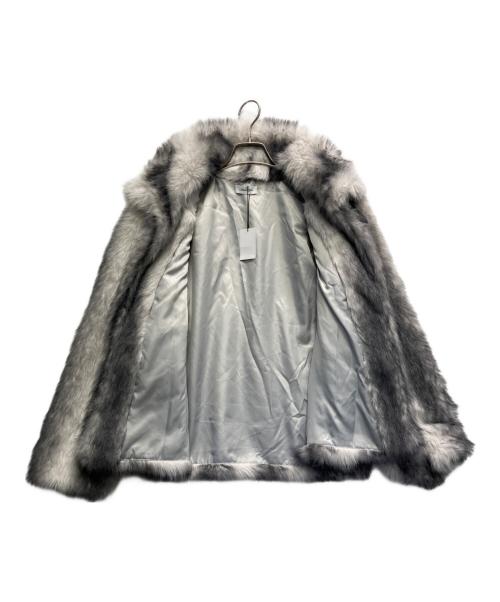 LAGUA GEM（ラグアジェム）LAGUA GEM (ラグアジェム) FAUX ファーコート グレー サイズ:S 未使用品の古着・服飾アイテム
