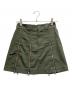 HTH（エイチティーエイチ）の古着「Zip mini skirt」｜カーキ