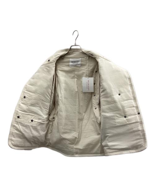 ISABEL MARANT ETOILE（イザベルマランエトワール）ISABEL MARANT ETOILE (イザベルマランエトワール) Areta パデッド2WAYジャケット オフホワイト サイズ:34の古着・服飾アイテム