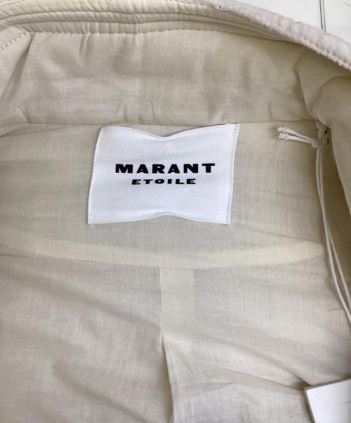 ISABEL MARANT ETOILE（イザベルマランエトワール）ISABEL MARANT ETOILE (イザベルマランエトワール) Areta パデッド2WAYジャケット オフホワイト サイズ:34の古着・服飾アイテム