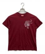 KENZOケンゾー）の古着「タイガー刺繍Tシャツ」｜レッド