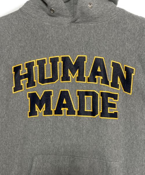 HUMAN MADE（ヒューマンメイド）HUMAN MADE (ヒューマンメイド) PIZZA HOODIE グレー サイズ:Sの古着・服飾アイテム