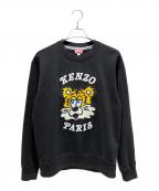 KENZOケンゾー）の古着「'KENZO VERDY Market' エンブロイダリー スウェット」｜ブラック
