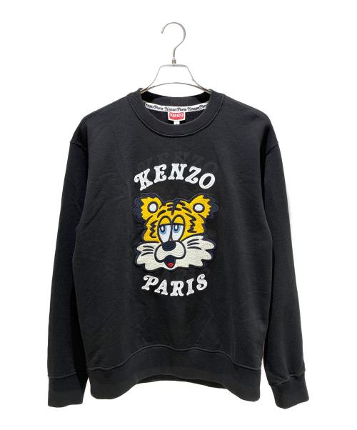 KENZO（ケンゾー）KENZO (ケンゾー) 'KENZO VERDY Market' エンブロイダリー スウェット ブラック サイズ:Sの古着・服飾アイテム