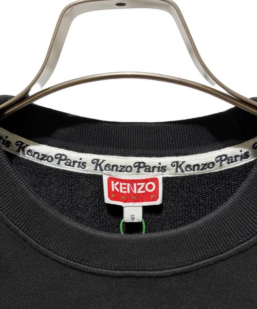 KENZO（ケンゾー）KENZO (ケンゾー) 'KENZO VERDY Market' エンブロイダリー スウェット ブラック サイズ:Sの古着・服飾アイテム