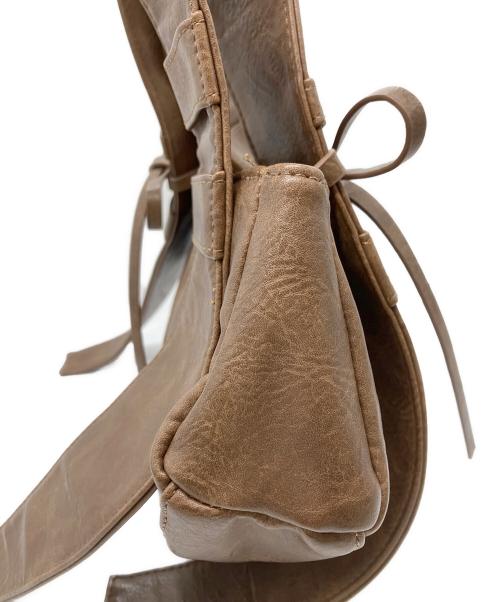 VIAVANDA（ヴィアヴァンダ）VIAVANDA (ヴィアヴァンダ) STRINGS MULTI BAG ブラウンの古着・服飾アイテム