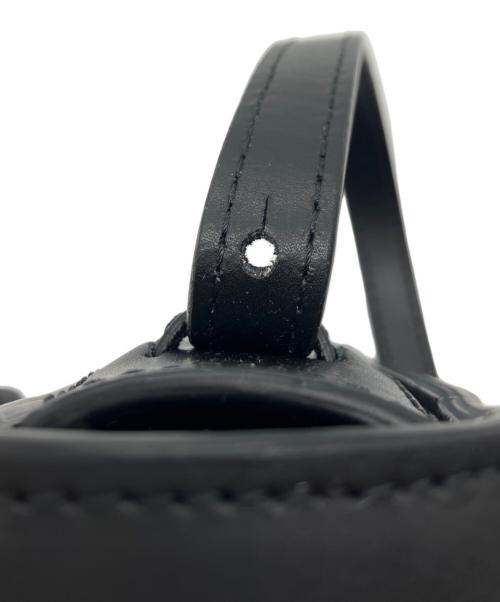 maison kitsune（メゾンキツネ）MAISON KITSUNE (メゾンキツネ) EDIE BAG　エディバッグ ブラックの古着・服飾アイテム