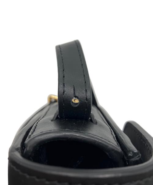 maison kitsune（メゾンキツネ）MAISON KITSUNE (メゾンキツネ) EDIE BAG　エディバッグ ブラックの古着・服飾アイテム