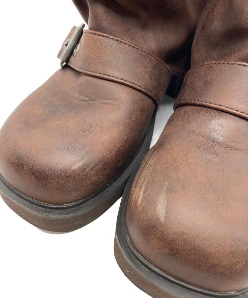 LAGUA GEM（ラグアジェム）LAGUA GEM (ラグアジェム) LOOSE MIDDLE ブーツ ブラウン サイズ:Sの古着・服飾アイテム