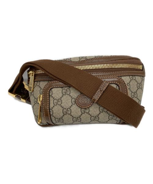 GUCCI（グッチ）GUCCI (グッチ) インターロッキングGボディバッグ ブラウンの古着・服飾アイテム