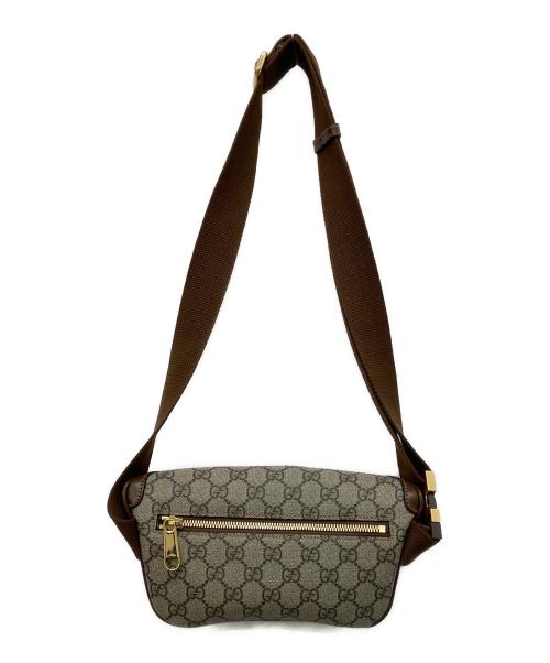 GUCCI（グッチ）GUCCI (グッチ) インターロッキングGボディバッグ ブラウンの古着・服飾アイテム