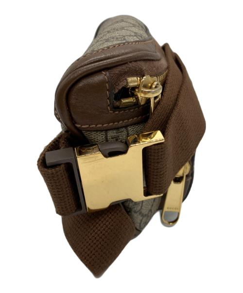GUCCI（グッチ）GUCCI (グッチ) インターロッキングGボディバッグ ブラウンの古着・服飾アイテム
