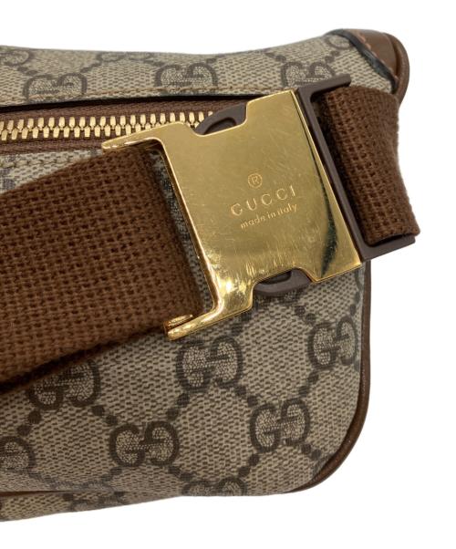 GUCCI（グッチ）GUCCI (グッチ) インターロッキングGボディバッグ ブラウンの古着・服飾アイテム