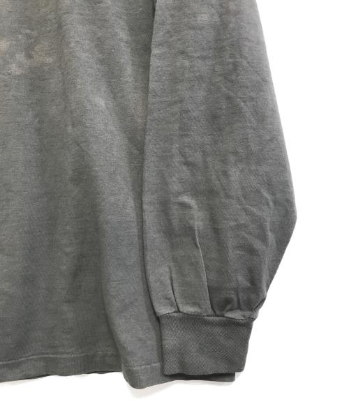 stussy（ステューシー）stussy (ステューシー) クラウンロゴロングスリーブTシャツ グレー サイズ:XLの古着・服飾アイテム