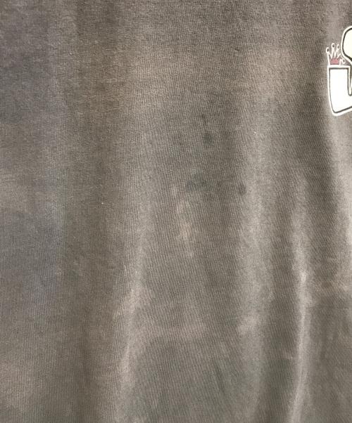 stussy（ステューシー）stussy (ステューシー) クラウンロゴロングスリーブTシャツ グレー サイズ:XLの古着・服飾アイテム