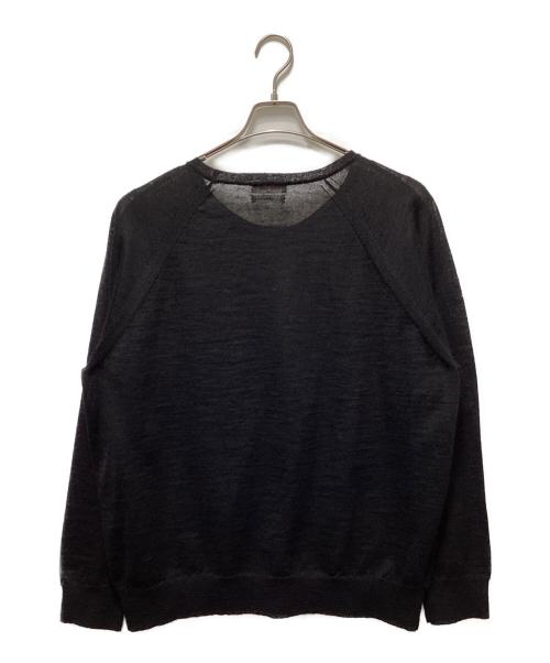 NICENESS（ナイスネス）NICENESS (ナイスネス) MERRILL/クルーネックフ゜ルオーハ゛ー ブラック サイズ:Lの古着・服飾アイテム