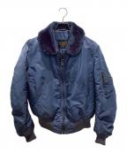 ALPHAアルファ）の古着「B-15C フライトジャケット」｜ネイビー