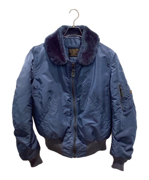 ALPHA（アルファ）ALPHA (アルファ) B-15C フライトジャケット ネイビー サイズ:Mの古着・服飾アイテム