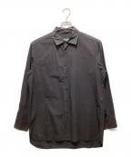 CASEY CASEYケーシーケーシー）の古着「BIG RACCOURCIE SHIRT」｜ブラック