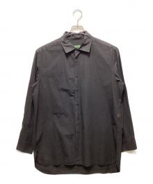 CASEY CASEY（ケーシーケーシー）の古着「BIG RACCOURCIE SHIRT」｜ブラック