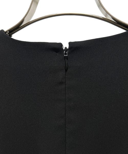ENFOLD（エンフォルド）ENFOLD (エンフォルド) STRING DRAPE-DRESS ブラック サイズ:36の古着・服飾アイテム
