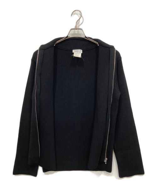 agnes b homme（アニエスベーオム）agnes b homme (アニエスベーオム) ドライバーズニット ブラック サイズ:1の古着・服飾アイテム