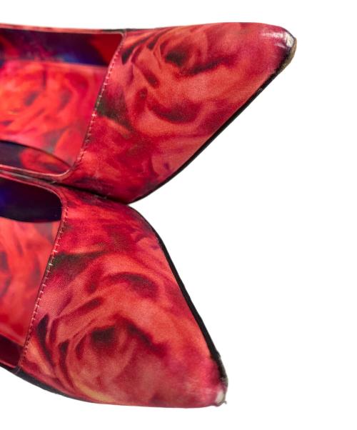 Christian Louboutin（クリスチャン・ルブタン）Christian Louboutin (クリスチャン・ルブタン) 花柄パンプス レッド サイズ:36 1/2の古着・服飾アイテム