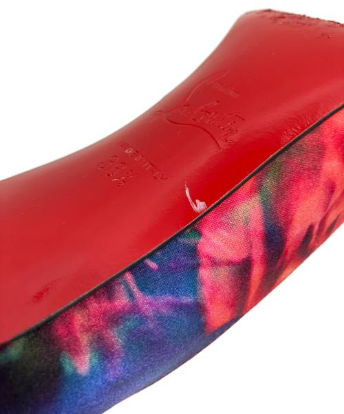 Christian Louboutin（クリスチャン・ルブタン）Christian Louboutin (クリスチャン・ルブタン) 花柄パンプス レッド サイズ:36 1/2の古着・服飾アイテム
