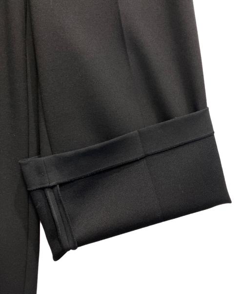 RED VALENTINO（レッドヴァレンティノ）RED VALENTINO (レッドヴァレンティノ) スカラップ風ステッチパンツ ブラック サイズ:40の古着・服飾アイテム