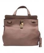 VALENTINOヴァレンティノ）の古着「ジョイロック スモール2WAYショルダーバッグ」｜ピンク