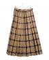 O'NEIL OF DUBLIN (オニールオブダブリン) チェックラップスカート ブラウン サイズ:42：7000円