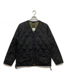 TAION（タイオン）の古着「V NECK ZIP JACKTS / V ネック ジップ ジャケット 」｜ブラック