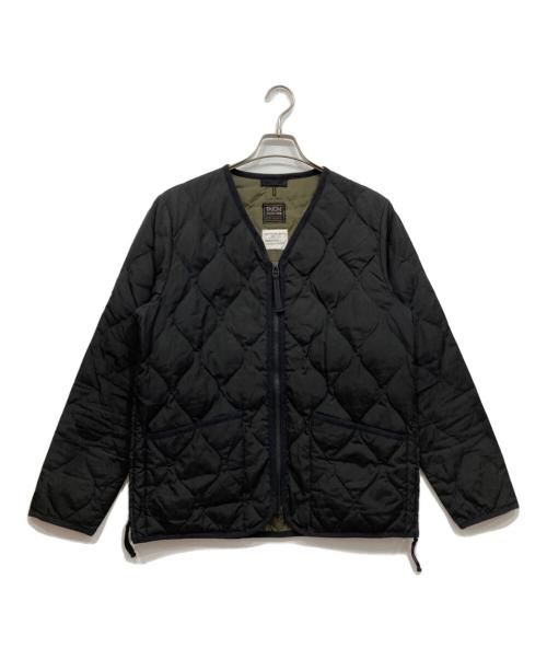 TAION（タイオン）TAION (タイオン) V NECK ZIP JACKTS / V ネック ジップ ジャケット  ブラック サイズ:ASIA Lの古着・服飾アイテム