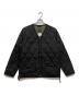 TAION（タイオン）の古着「V NECK ZIP JACKTS / V ネック ジップ ジャケット 」｜ブラック