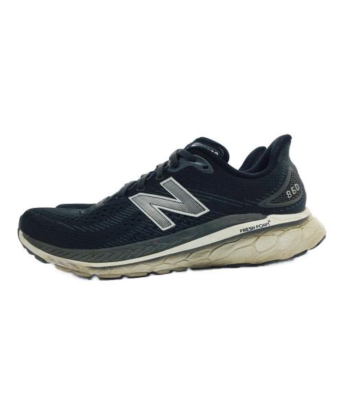 NEW BALANCE（ニューバランス）NEW BALANCE (ニューバランス) M860Z13 ブラック サイズ:US8.5、UK8、EU42、JPN26.5の古着・服飾アイテム