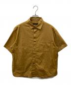 FULLCOUNTフルカウント）の古着「Relax Light Denim S/S Shirt」｜ベージュ