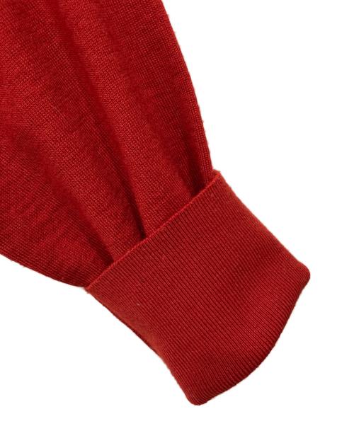 L'appartement（アパルトモン）L'Appartement (アパルトモン) クルーネックニット レッド サイズ:Freeの古着・服飾アイテム