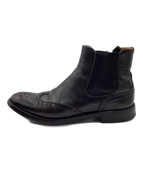 Church’s（チャーチ）Church’s (チャーチ) KETSBY ウィングチップ サイドゴアブーツ ブラック サイズ:23の古着・服飾アイテム