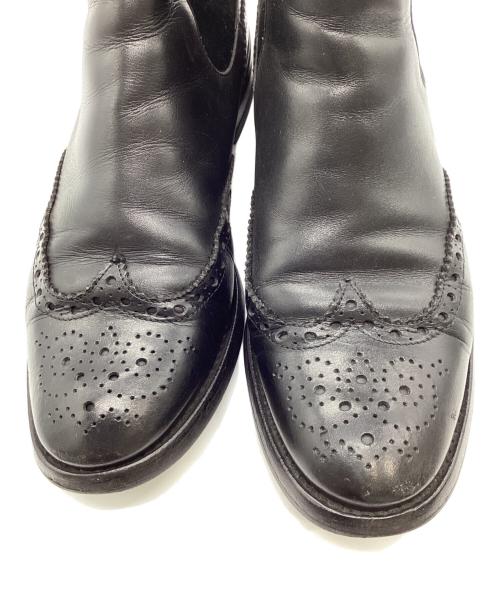 Church’s（チャーチ）Church’s (チャーチ) KETSBY ウィングチップ サイドゴアブーツ ブラック サイズ:23の古着・服飾アイテム