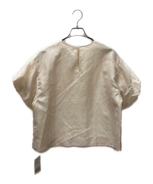 VERMEIL par iena（ヴェルメイユ パー イエナ）VERMEIL par iena (ヴェルメイユ パー イエナ) ヴィンテージタフタブラウス ベージュ サイズ:SIZE Free 未使用品の古着・服飾アイテム