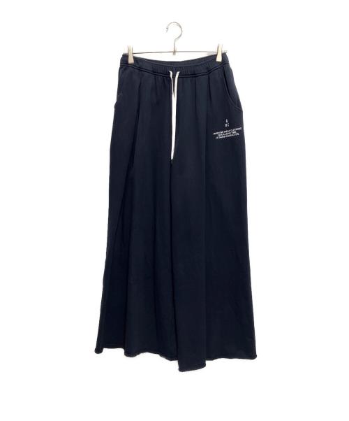 Curensology（カレンソロジー）Curensology (カレンソロジー) ＆RCフレンチテリーワイドパンツ ネイビー サイズ:38の古着・服飾アイテム