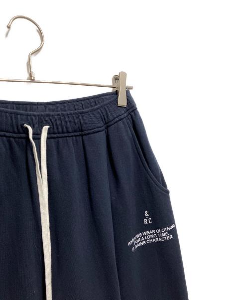 Curensology（カレンソロジー）Curensology (カレンソロジー) ＆RCフレンチテリーワイドパンツ ネイビー サイズ:38の古着・服飾アイテム