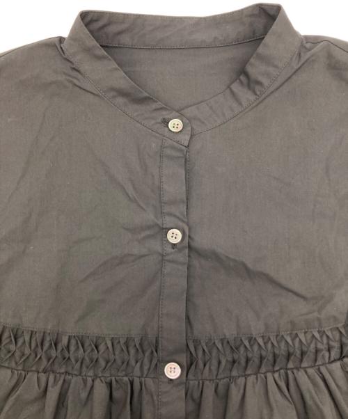 23区（ニジュウサンク）23区 (ニジュウサンク) コンパクトライトクロス ピンタック ワンピース ブラック サイズ:48（17G）の古着・服飾アイテム