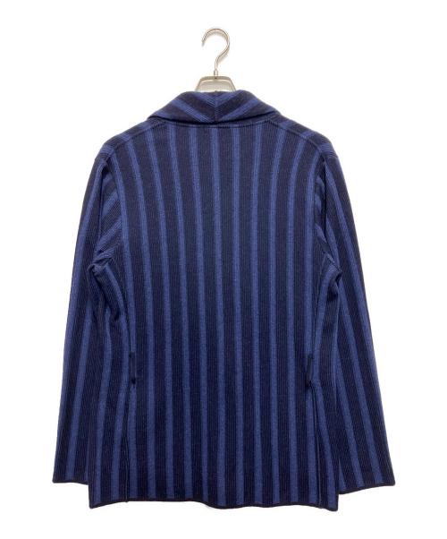 LARDINI（ラルディーニ）LARDINI (ラルディーニ) ニットジャケット ネイビー サイズ:Lの古着・服飾アイテム