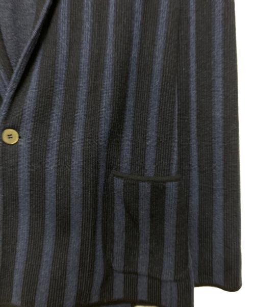 LARDINI（ラルディーニ）LARDINI (ラルディーニ) ニットジャケット ネイビー サイズ:Lの古着・服飾アイテム