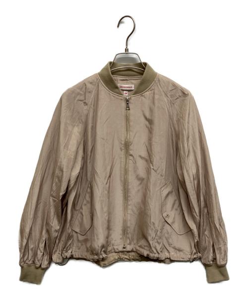 DRESSTERIOR（ドレステリア）DRESSTERIOR (ドレステリア) 2WAYシルエットMA1 ベージュ サイズ:34の古着・服飾アイテム